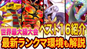 【ポケポケ】世界最大級の大会ベスト16デッキと最新のランクマ環境を徹底解説！今期のランクマ最強デッキはあのデッキ!?【Pokémon Trading Card Game Pocket】