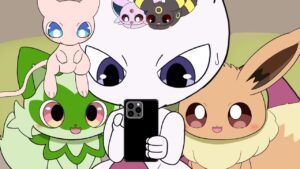 ミュウ・ミュウツーコンビがポケポケに挑む！【ポケポケ・アニメ】