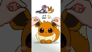 イーブイの耳で遊ぶボタン【#ポケポケ #ポケモン #shorts 】