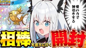 【ポケポケ】金コイある所に我はあり！推しのコイある所に白上あり！いでよ！金コイキング！！【白上フブキ/ホロライブ】